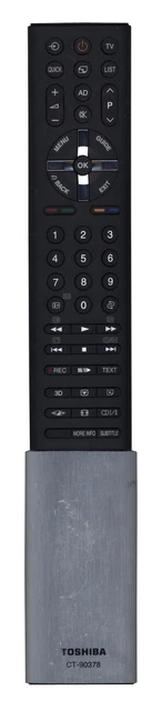 Télécommande D'origine Pour TV Toshiba TL22822TMKII, TL26HD782, TL32HD782 - Modèle RC1055 Neuf