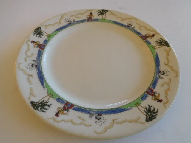 Railroad-Illinois Central Dinner Plate Pirate Pattern