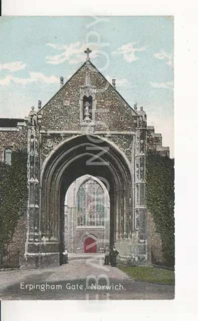 * Postkarte Erpingham Gate, Norwich