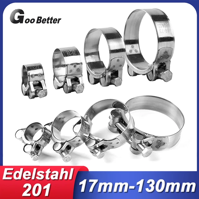 Produktbild von 44-47 Mm) GBS Edelstahl W4 V2A Gelenkbolzen Schellen Schlauchschellen