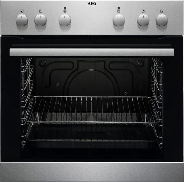 Aeg EEB100010M - Insert à Bois / Four - Inox Avec contre Empreintes Digitales