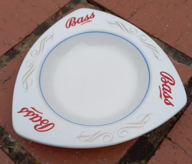 Vintage Bass Triangular Ceramic Pub Ashtray by T. G. Green & Co Ltd