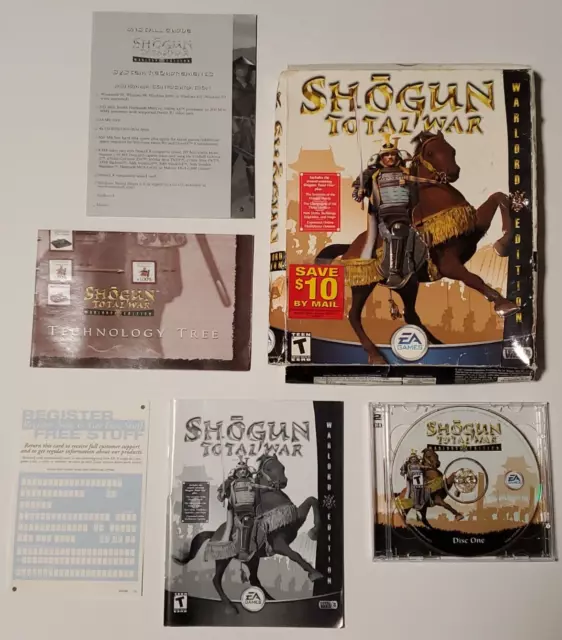 Big Box - Shogun Total War Warlord Edition - PC Computer Game - Win 95/98 - EA