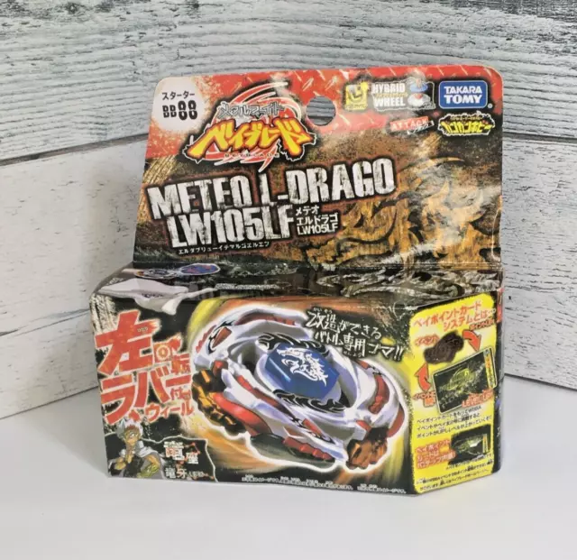 Takara Tomy Meteo L-Drago LW105LF Metal Beyblades Metal Fusion Beyblade BB-88