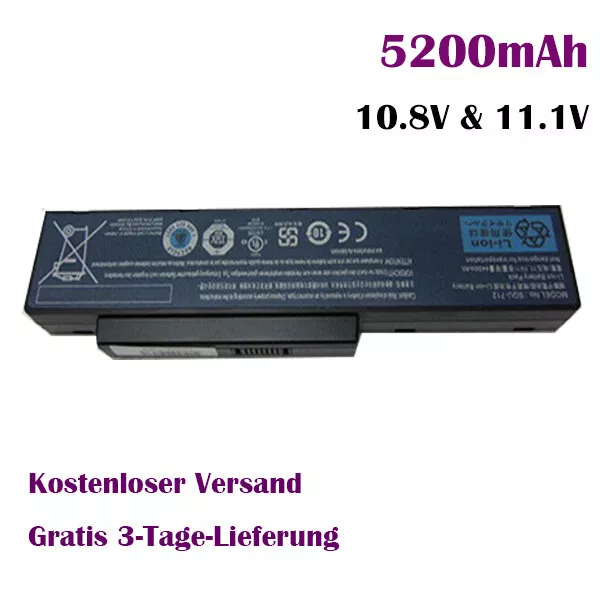 Akku Für Packard Bell Model Hera C GL G EasyNote MH35 MH36 EUP-PE1-4-22 SQU-714