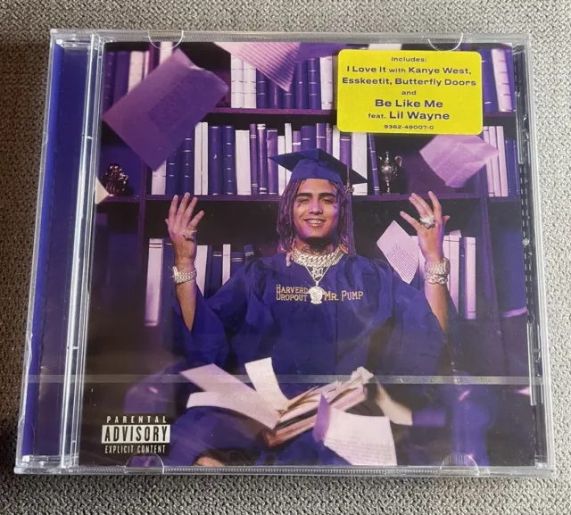 Lil Pump - Harverd Dropout CD NEW & SEALED HYPESTICKER Harvard