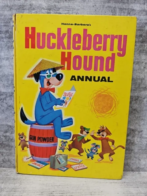 Hanna-Barbera's HUCKLEBERRY HOUND Annual 1964/1965 Hardcover Book