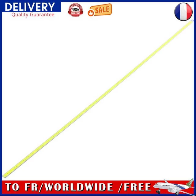 500x6mm Ultra Bright 12V COB 140 LED Strip Light pour lampe de voiture (lumière