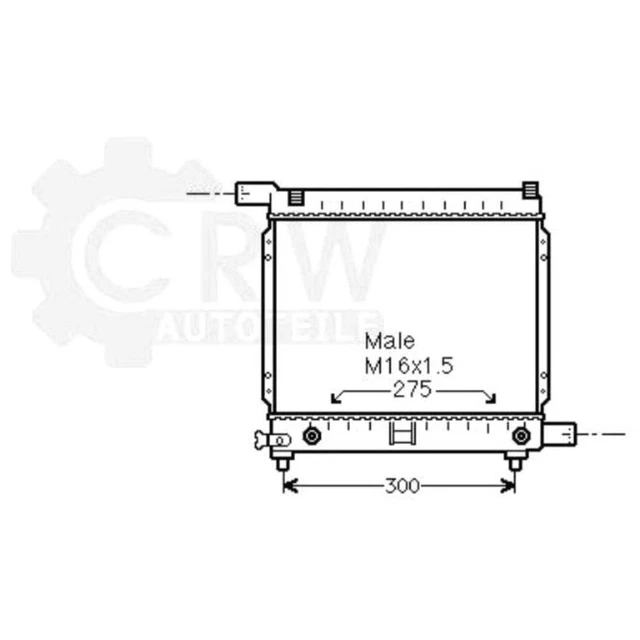 Refroidisseur D'Huile Moteur Pour Mercedes-Benz C300 - Joints Toriques Inclus