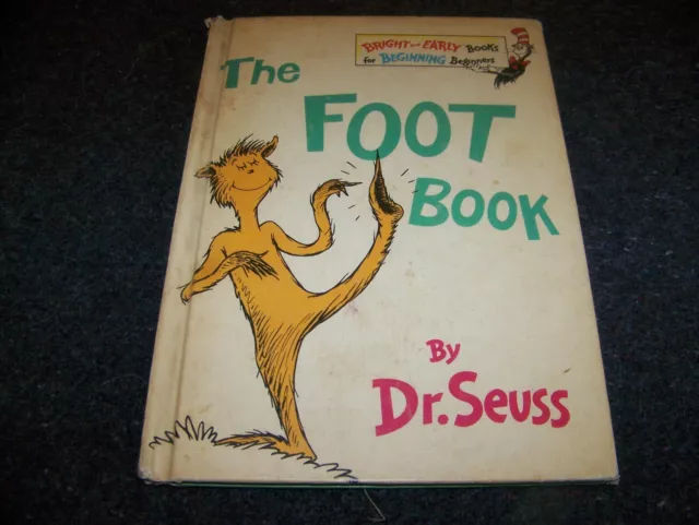 Dr. Seuss The Foot Book Hardcover 1968 Edition First Edition