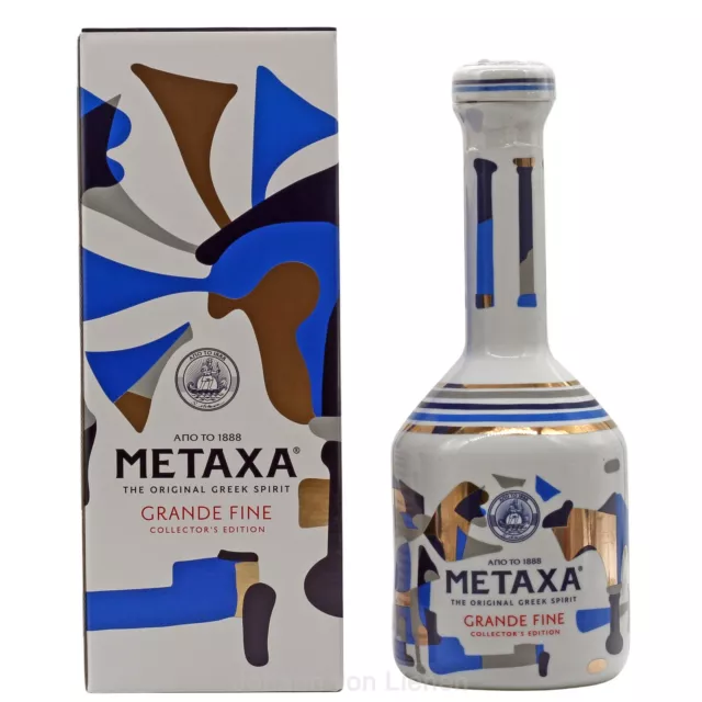 Metaxa Grande Fine Collectors Edition Keramikflasche Brandy 0,7 L 40%vol