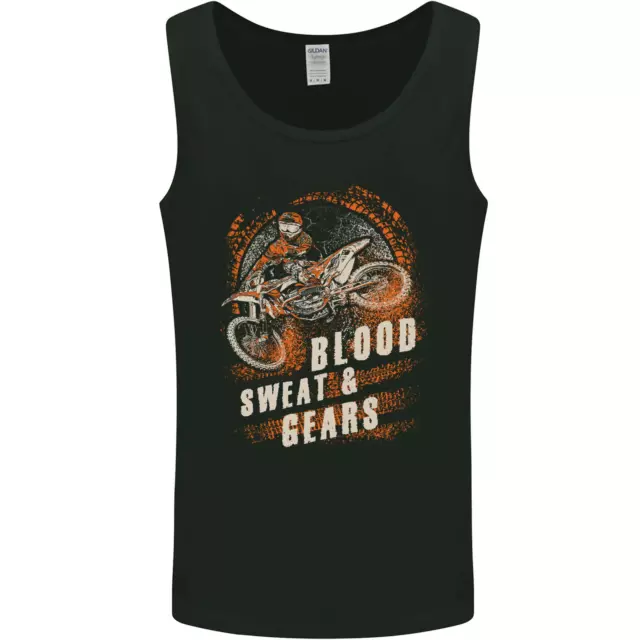 Gilet Blood Sweat and Gears Motocross Dirt Bike da uomo canotta