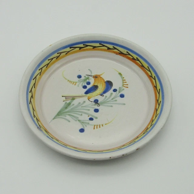 GRAND PLAT TARTE En Faience Emaux De Longwy Polychrome Decor Floral
