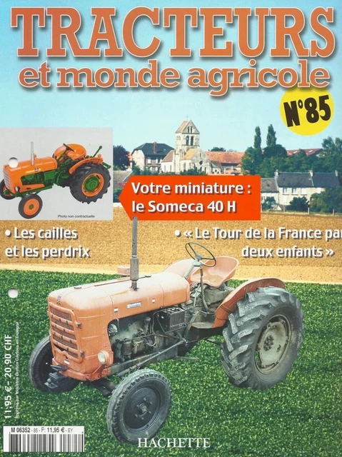 REE Modeles BA-005 Traktor Someca SOM40 orange/Räder