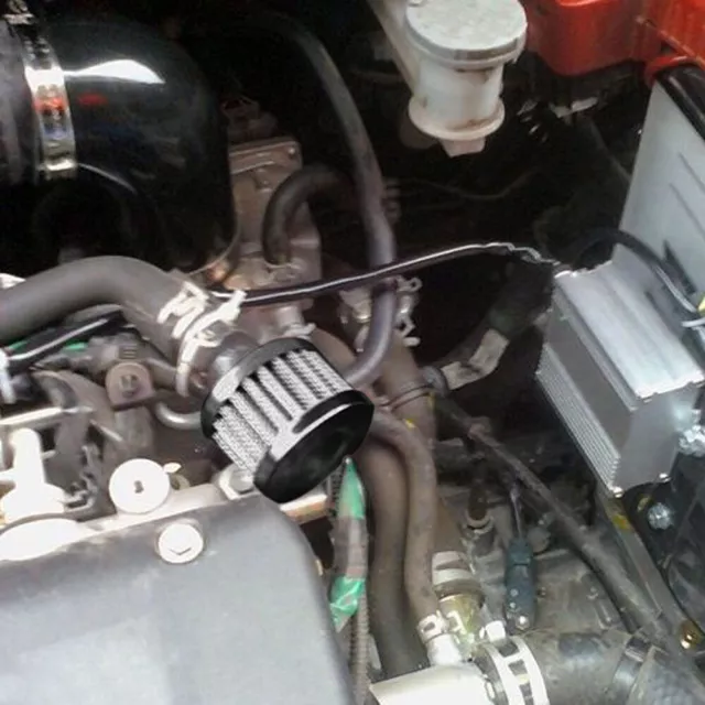 Mini 12mm Cold Air Intake Filter Turbo Vent Crankcase Auto Breather Valve Cover 3
