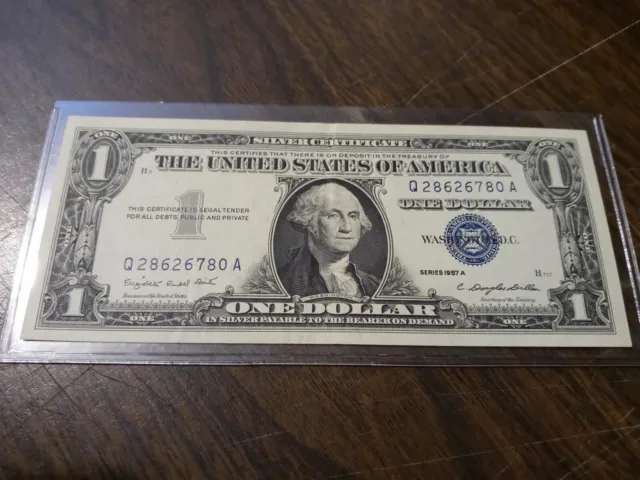 1957 Series A Silver Certificate One Dollar Bill - Q28626780A