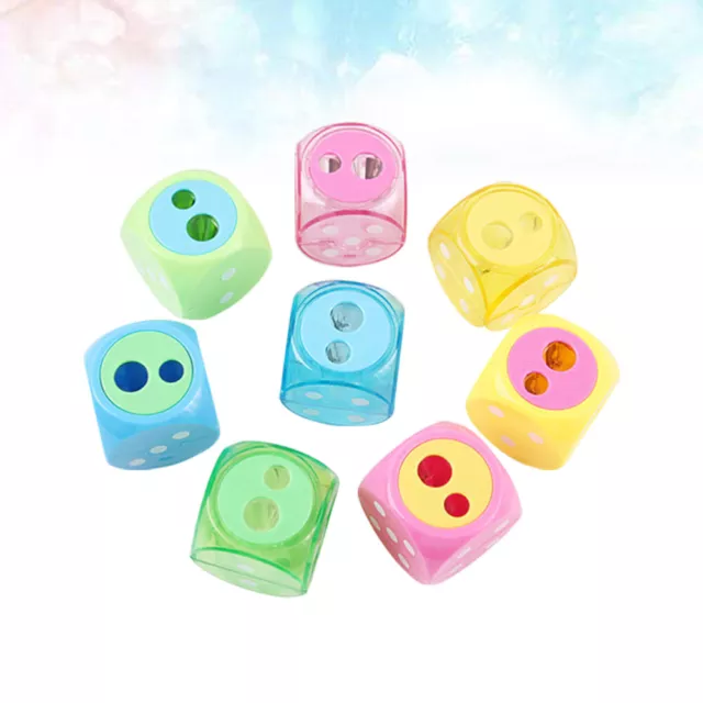 8 Pcs Bleistift Spitzmaschine Mixed Color Pencil Sharpener Bleistiftspitzer