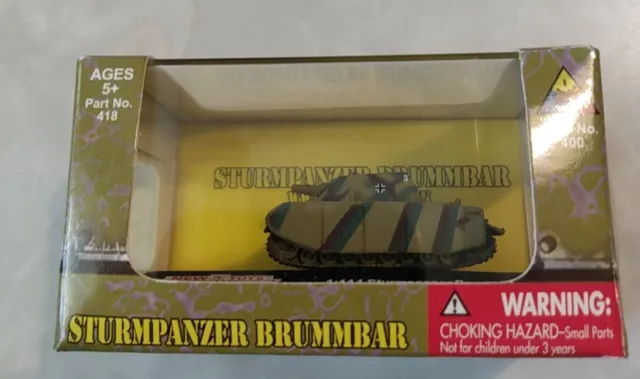 Classic Armor WWII German Sturmpanzer Brummbar Tank 1:144 New Toys Millennium