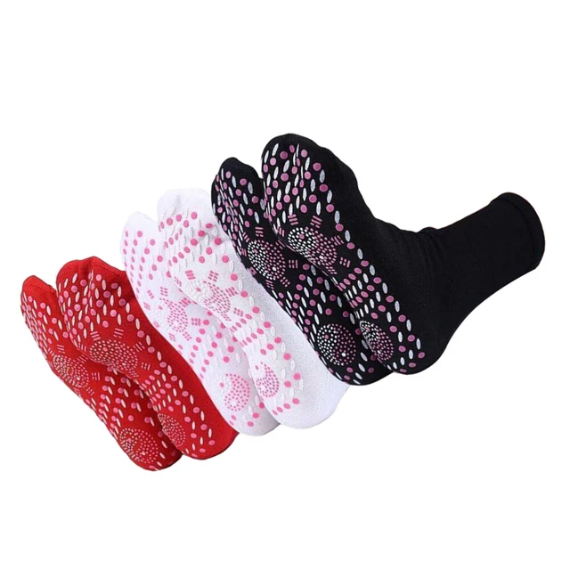 3 Pairs Chaussettes Pour L'hiver Chaussons Hommes Auto-chauffantes De Ski