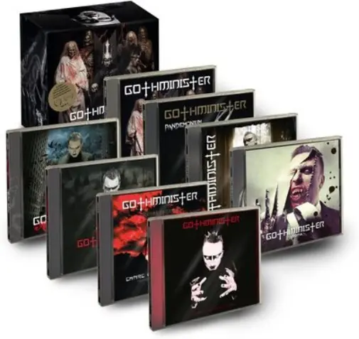 Gothminister Monsters United (CD) Box Set with DVD