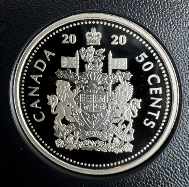 2020 Canada Fine Silver 50 Cent Coin - .999 Pure Silver