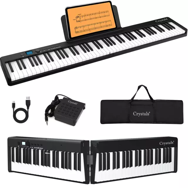 88-Key Digital Piano Electronic Keyboard Portable Piano Bag Ideal for Beginner 3
