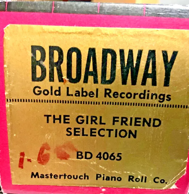 Girlfriend Selections  (7) Rare  Long Playing  Pianola Roll