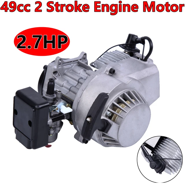 Motore 2 tempi 49CC Dirtbike Cross Pocketbike Quad bambini ATV mini cambio carburatore