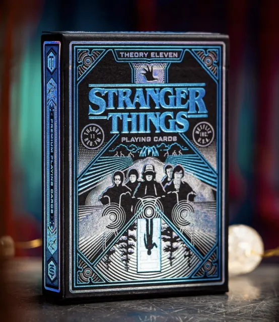 Theory11 BLUE LIMITED EDITION Stranger Things Cards!  Rare HTF