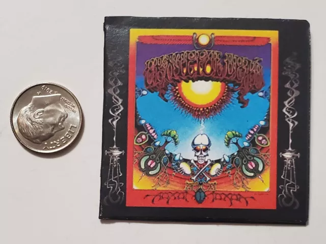 Miniature record  Barbie Gi Joe 1/6  2" Playscale  Grateful Dead Aoxomoxoa