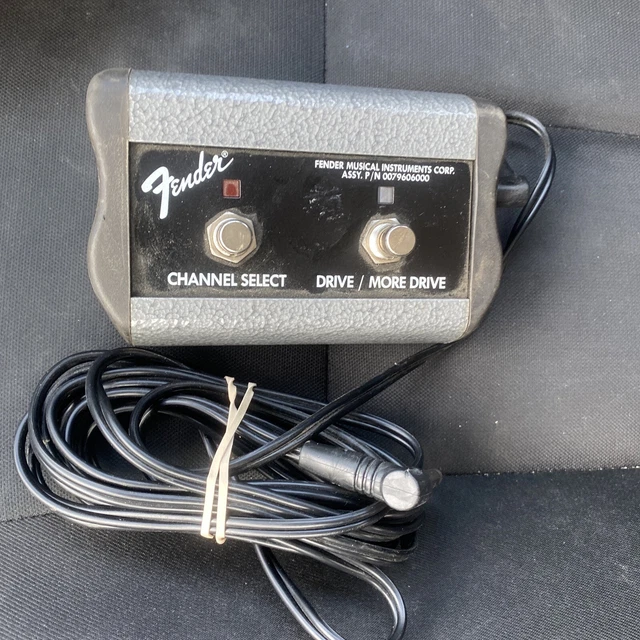 Fender Channel Select Drive/More Drive P/N 0079606000 Amp Footswitch C3