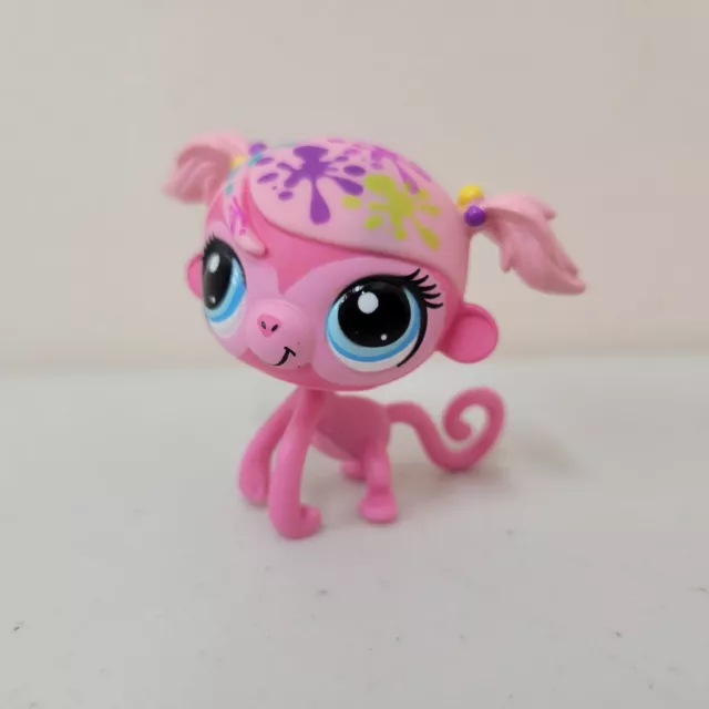 Littlest Pet Shop LPS 3509 Blind Bag Pink Monkey Minka Mark Paint Splashin