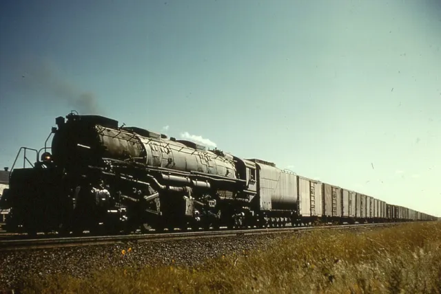 Railroad Slide - Union Pacific #4013 Big Boy Locomotive 1958 Cheyenne Wyoming UP
