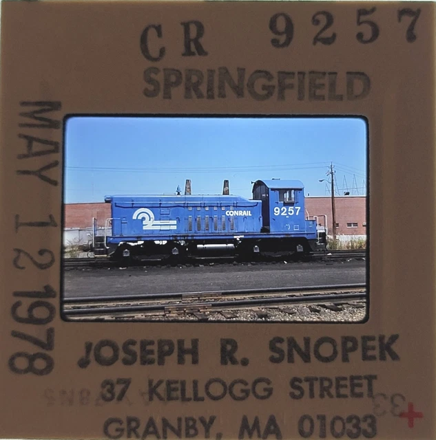 Conrail CR NW2 9257 Original Kodachrome Slide