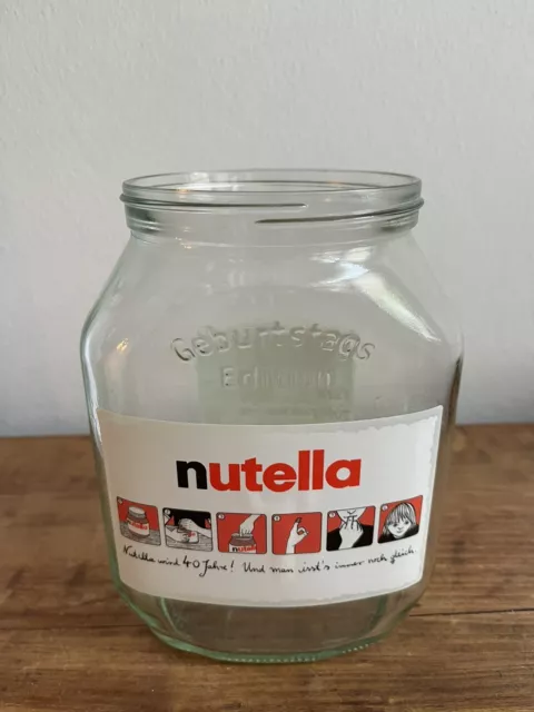 Nutella Geburstag Edition 2005 Glas leer sehr guter Zustand