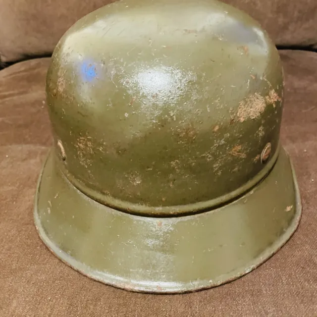Rare Original WWII WWI German Helmet M16-18 Bulgarian legion PVHZ Good Condition 3