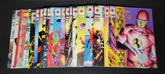 Solar Man of the Atom 23 issue comic lot, Valiant Comics (1993) Keys Included.