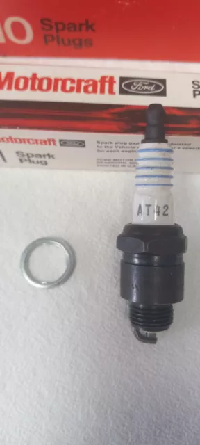 J12Yc Motorcraft Ford Spark Plugs Pkg Of *Ten* Spark Plugs At42