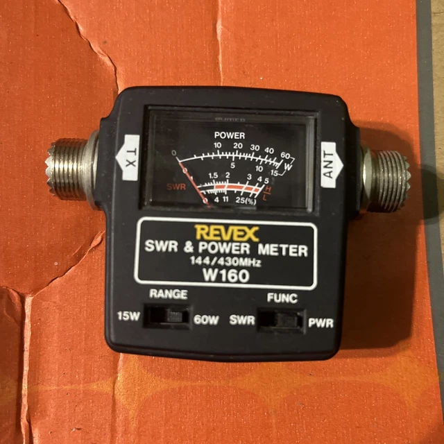 REVEX SWR & POWER METER(W510) 1.6-30MHz REVEX W510 SWR& power