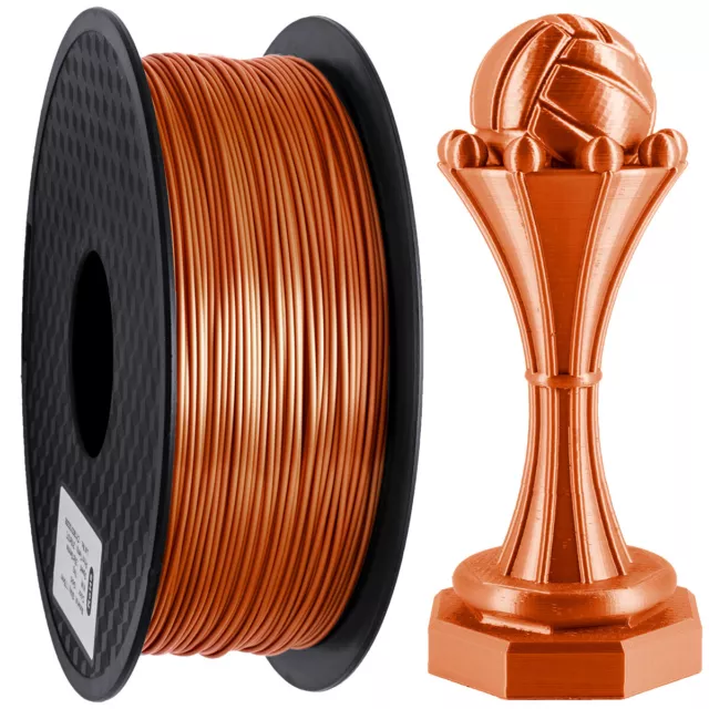 Geeetech d'imprimante 3D PLA Filament Silk cuivre 1.75mm 1kg consommables FR