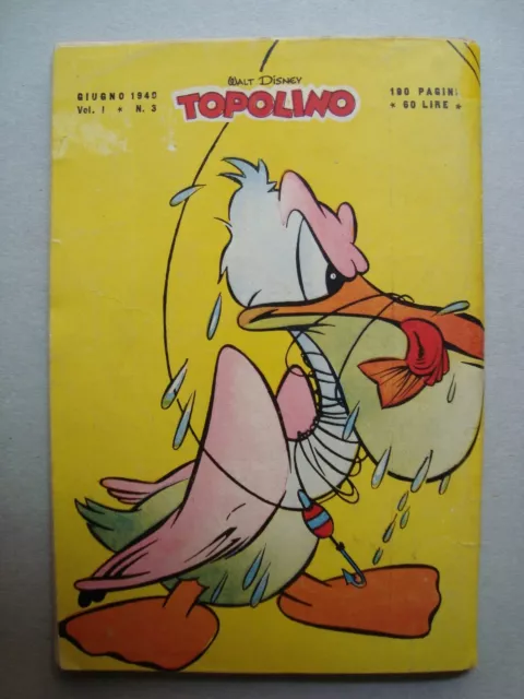 topolino n° 3 originale ed.mondadori 1949 2