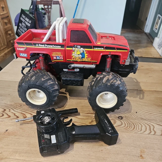 VINTAGE TOYS, COLLECTIBLE, Tamiya Clod Buster, R/C 1/14 Scale, Quick