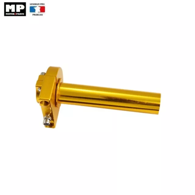 Poignée de Gaz Universel tirage Couleur Or en Aluminium