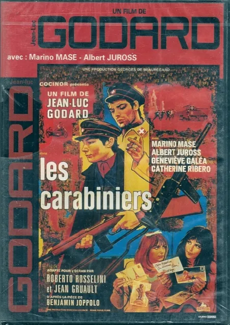 Dvd Zone 2--Les Carabiniers--Godard/Mase/Juross/Galea/Ribero--Neuf
