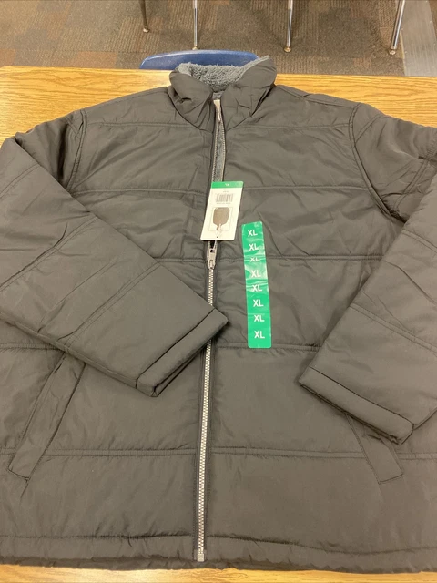 Original Weatherproof Vintage Full Zip Sherpa Lined NWT Jacket Black Men XL