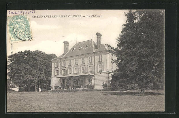 CPA Chennevieres-les-Louvres, Le Chateau 1906