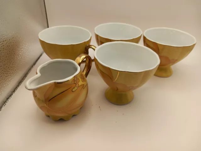 Yamasen Gold Collection Fine Porcelain Japan 24ct Gold Plated Tea Set