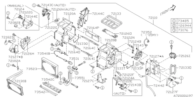 OEM Original 1-PC Packung Subaru (1995-2021) Modelle O-Ring. Kühler Rohr