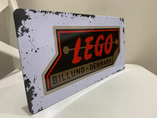 LEGO Tin Sign 1950's VIP Vintage 5007016 Retro Metal Sign LEGO Billund Denmark