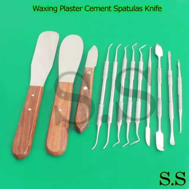 Waxing Modelling Tools Beale Zahle Lecron Carvers Plaster Cement Spatulas Knife